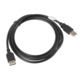 Lanberg LANBERG USB 2.0 podaljšek AM-AF 1.8m (črn) CA-USBE-10CC-0018-BK