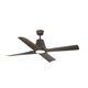FARO 33490 - Plafonski ventilator TYPHOON IP44 braon + daljinsko upravljanje
