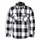Zimska jakna - Lumberjacket checked - BRANDIT - 9478-white/black check