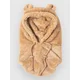 A.LAB Bear Snood Hood brown