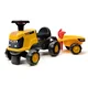 Alltoys Otroški poganjalec JCB traktor s prikolico in dodatki