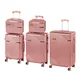 Komplet kovčkov TraveLux Urban na rolerjih rose gold