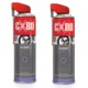 shumee CX80 DUO SPRAY silikon za tesnila iz gume, plastike in kopalnih kadi 500 ml x 2