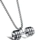 Ogrlica Dumbbell - Srebrna KP34200