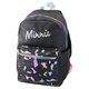 Ranac za devojčice Minnie Mouse, Fashion letters Pop teen, 43 x 30 x 20 cm, Crni