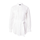 Lanena košulja Lauren Ralph Lauren boja: bijela, regular, s klasičnim ovratnikom
