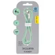 BLAVEC Pleteni kabel Candy USB-C na Lightning PD 20W 2.4A 2 metra Apple CarPlay CCA-CL24GN20 zelen