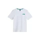 THE NORTH FACE Majica temno zelena / bela