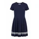 TOMMY HILFIGER Obleka temno modra / bela