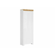 Garderoba Boston AS118 Sjajno bijela, Wotan hrast, Bijela, 204x69x37cm, Porte guardarobaVrata garderobe: Klasična vrata