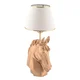Opviq Horse White Gold Stona lampa, Zlatno-Bela