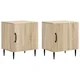 vidaXL Nočna omarica 2 pcs Sonoma hrast 43 x 34,5 x 50 cm