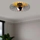 Opviq Luster Kaya-15225, 60x60x24, IP20, Bakarno-crni