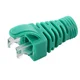 MicroConnect Zaščitni tulec Cat5e/6/6A do 6,5mm zelen, 100 kos