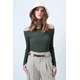 Trend Alacati Stili Ženska bluza Alc-X14579, Zelena