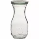 Weck kozarci za vlaganje 250 ml, s pokrovom, tesnilom in sponkami, komplet 4 kos, visoki