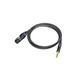 Canare L-2T2S mikrofon 6,0mm, XLR (F)/JACK TRS 6,3mm 10m, BLK