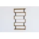 Hanah Home Hector Sapphire Polica za knjige 90x162.6x22cm, Bež