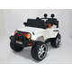 Jeep 2 sa kožnim sedištem i mekim gumama 4x4 pogon + mod za ljuljanje - Beli