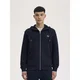 Fred Perry Fp Hooded Zip Through Sweatshirt Modra