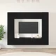 Komplet TV omaric 8 kos 80 x 30 x 30 cm Črna Orehovina