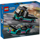 LEGO® City 60406 Trkaći auto i kamion za prijevoz automobila