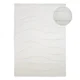 Bela ročno tkana preproga iz mešanice volne 140x200 cm Sculptured Wave – Flair Rugs