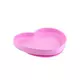 Chicco silikonski tanjir, srce, 9m+, roze ( A049968 )