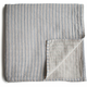 Mushie Muslin Swaddle Blanket Organic Cotton dekica za povijanje Blue Stripe 120cm x 120cm 1 kom