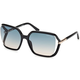 TOM FORD Ženske naočare za sunce Solange 0FT1089 01P60, Crne