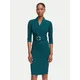 Rinascimento Cocktail obleka CFC0131082003 Temno zelena Regular Fit