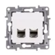 LEGRAND NILOE Dvojna računalniška vtičnica RJ45 kat. 6 STP bela 664776