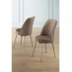HANAH HOME Set 4 stolice Pefa Cappuccino Chrome