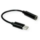 VALUE adapter USB tip C - 3,5 mm avdio, ST/BU, 0,13 m