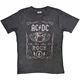AC/DC Cannon Swig Wash Collection Dip-Dye On Black M Majica