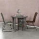 Hanah Home Sklopivi sto Middle 90x77x45cm Hrast