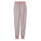 CALIDA Pidžama hlače, prljavo roza / crna / bijela