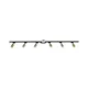Zuma Line 3022 - Spot svetiljka u šinskom sistemu TUBE 6xGU10/35W/230V, crna/zlatna
