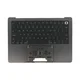 Zgornji okvir tipkovnice za MacBook Pro 14, A3185 (2024), US tipkovnico in baterijo, Space Black, 661-50210, Genuine Apple
