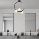 Opviq Luster Luminar-14135, 35x20x50cm, IP20, Belo-crni