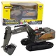 shumee Huina Metal Crawler Excavator s premično žlico Črna 1:50