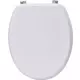 TENDANCE WC DASKA SA INOX OKOVIMA 37,5X46CM MDF BELA
