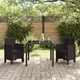 vidaXL vidaXL Vrtne stole 2 kosa Rjava Poli Rattan, (22015585)