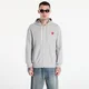 Mikina Comme des Garçons PLAY Sweatshirt Red Emblem Knit UNISEX Gray L
