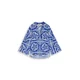 TOM TAILOR Bluza  temno modra / bela