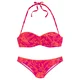 VENICE BEACH Bikini oranžna/temno roza