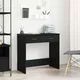 Stol s ladicama Crni hrast 80 x 40 x 75 cm Konstruirano drvo