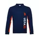 U.S. POLO ASSN. Majica temno modra/jastog/bela