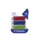 Verbatim Slider USB flash drive 16 GB USB Type-A 2.0 Blue,Green,Red