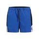 JACK & JONES Kratke kopalne hlače JPSTMaui modra